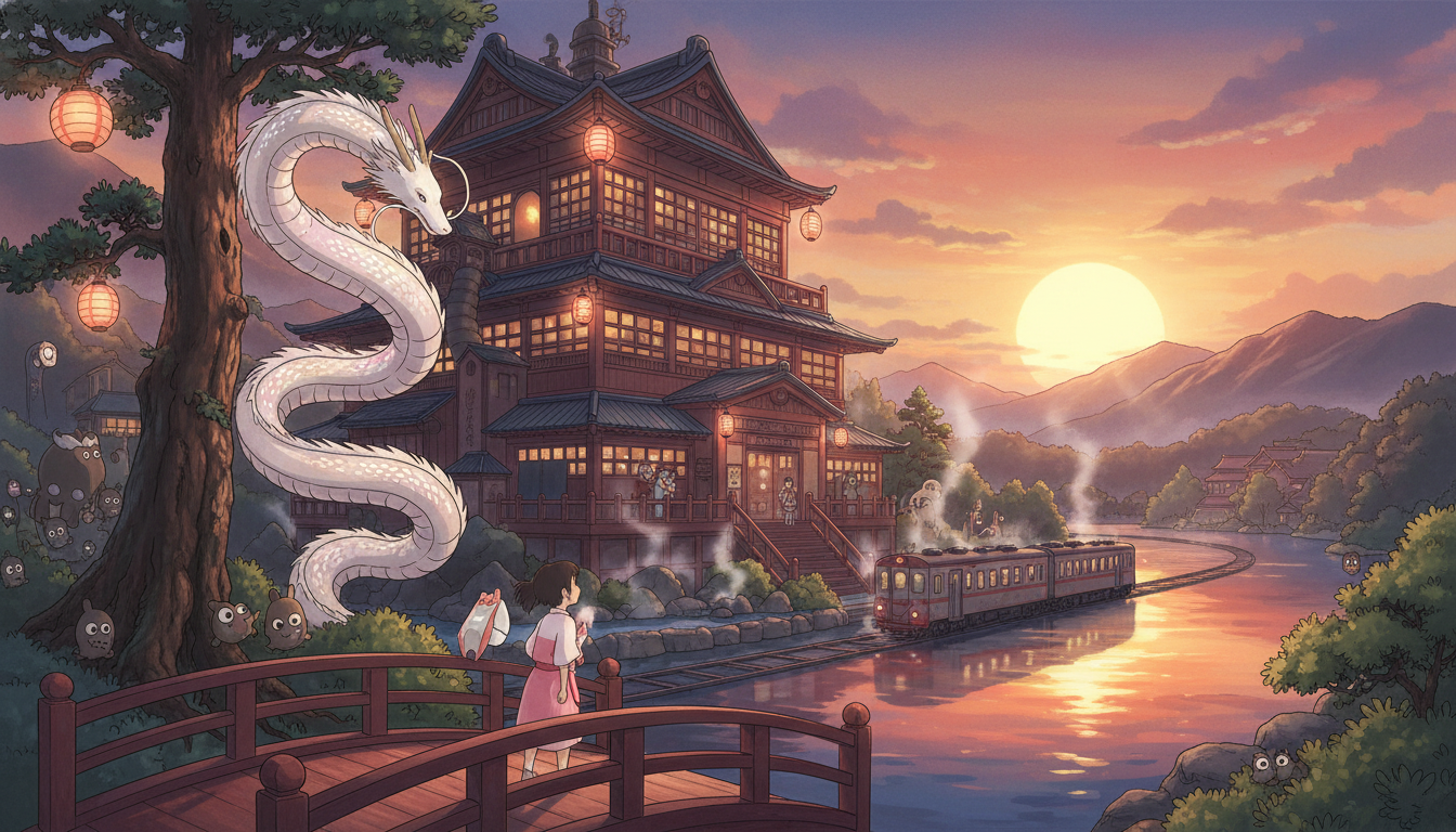 千と千尋の神隠しと群馬温泉の関係？モデルの真相は？