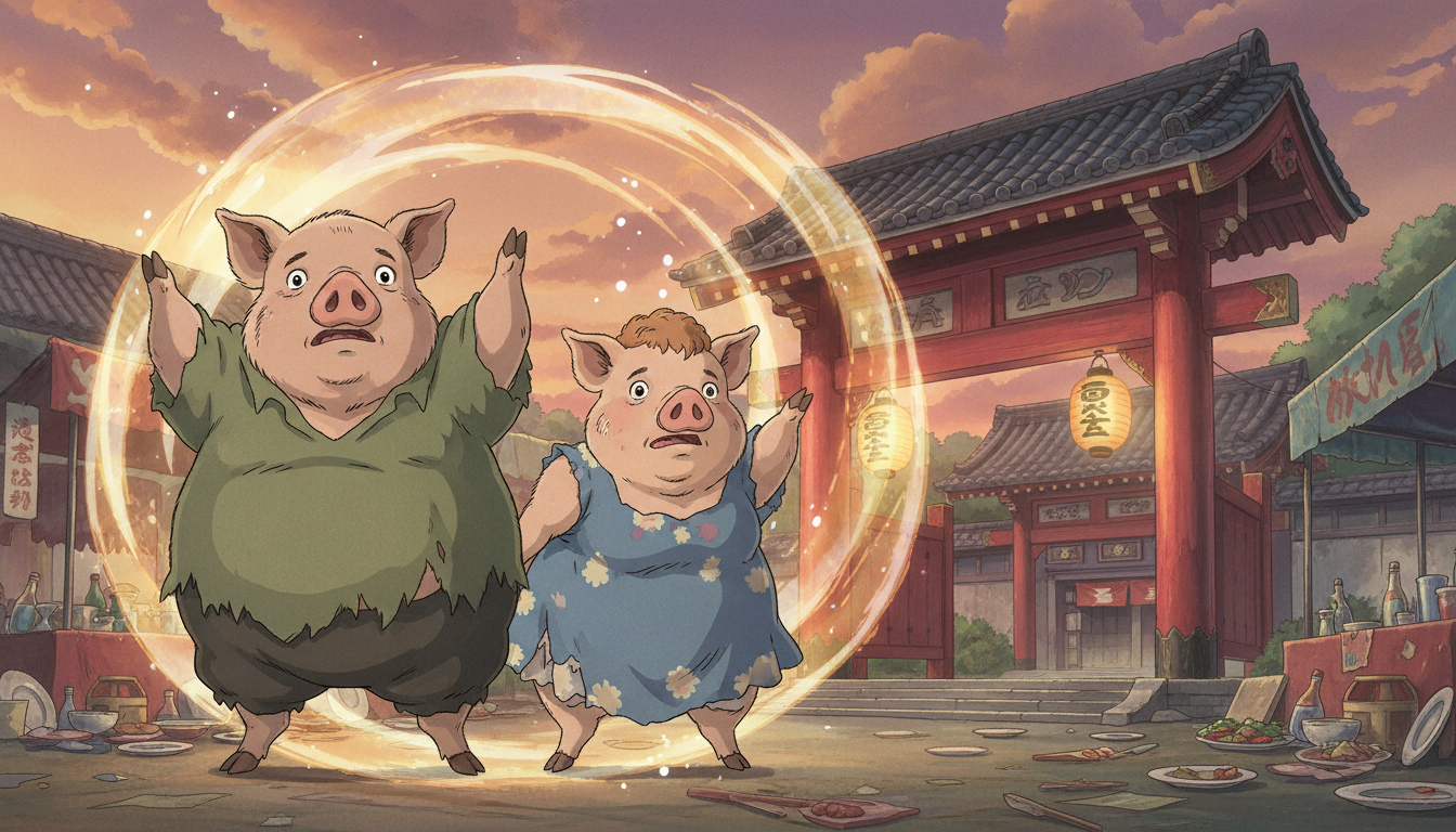 千と千尋の神隠しで両親が豚になる理由は？衝撃の真相を解説！