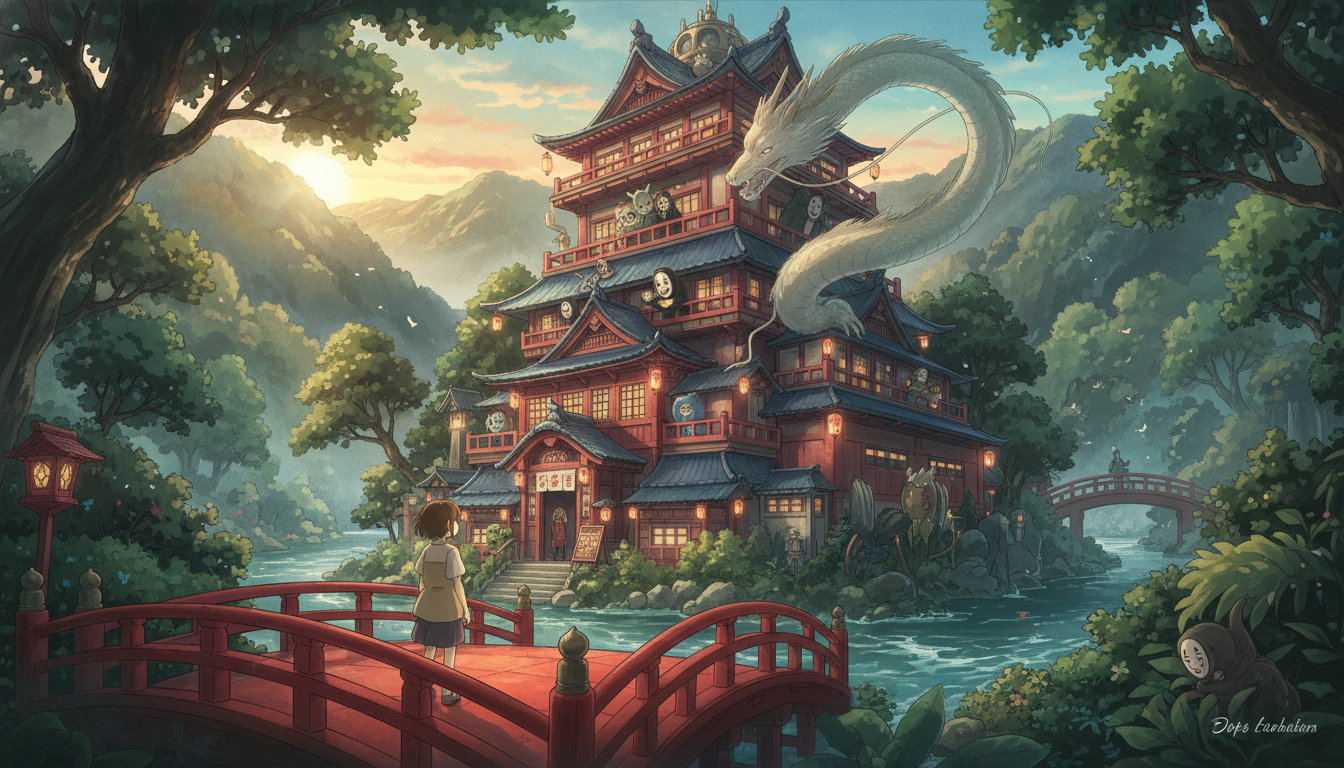 千と千尋の神隠し 積善館のモデルは実在する？舞台裏の真相を解説！