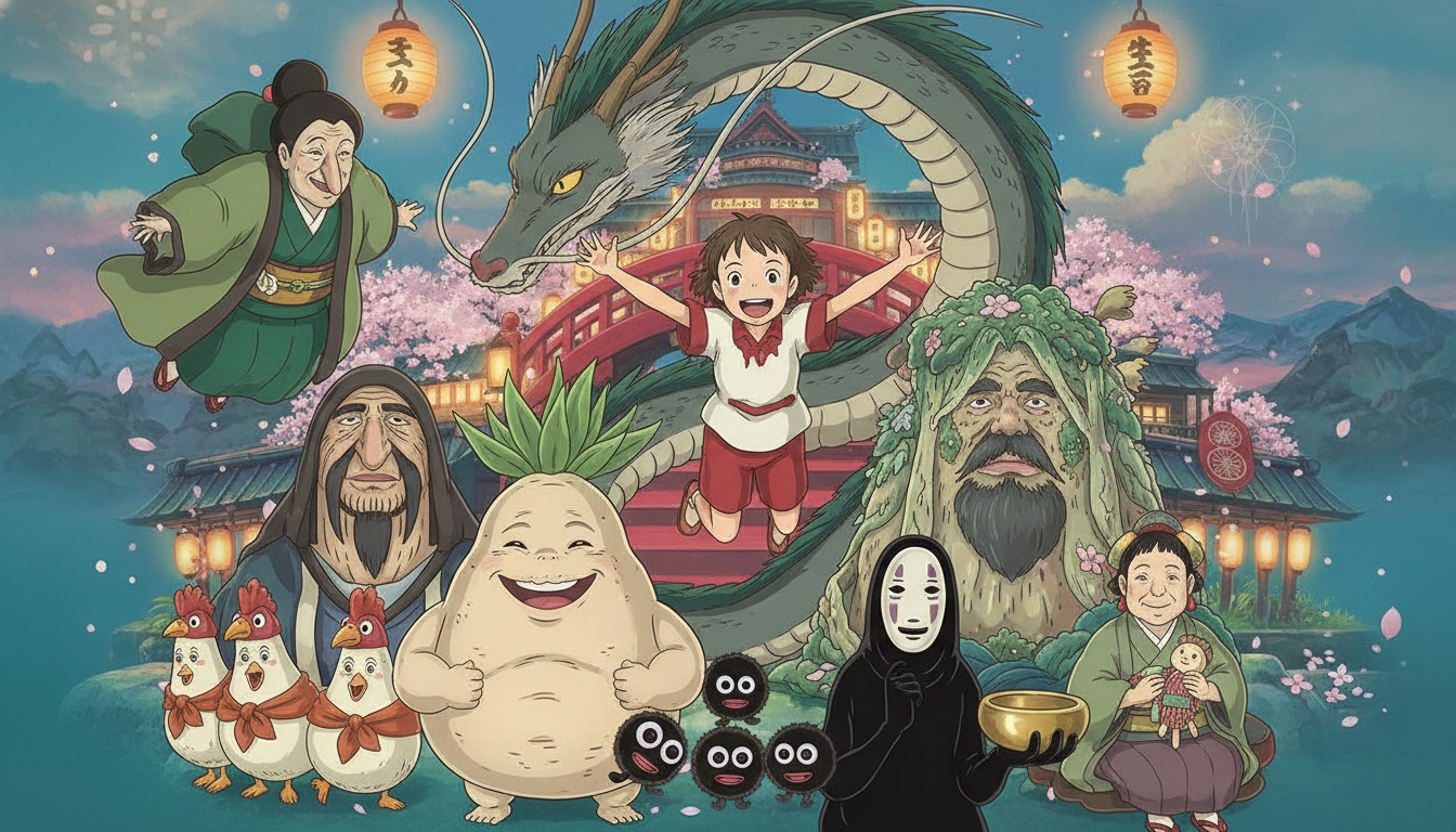 千と千尋の神隠しの神様一覧！全キャラ解説