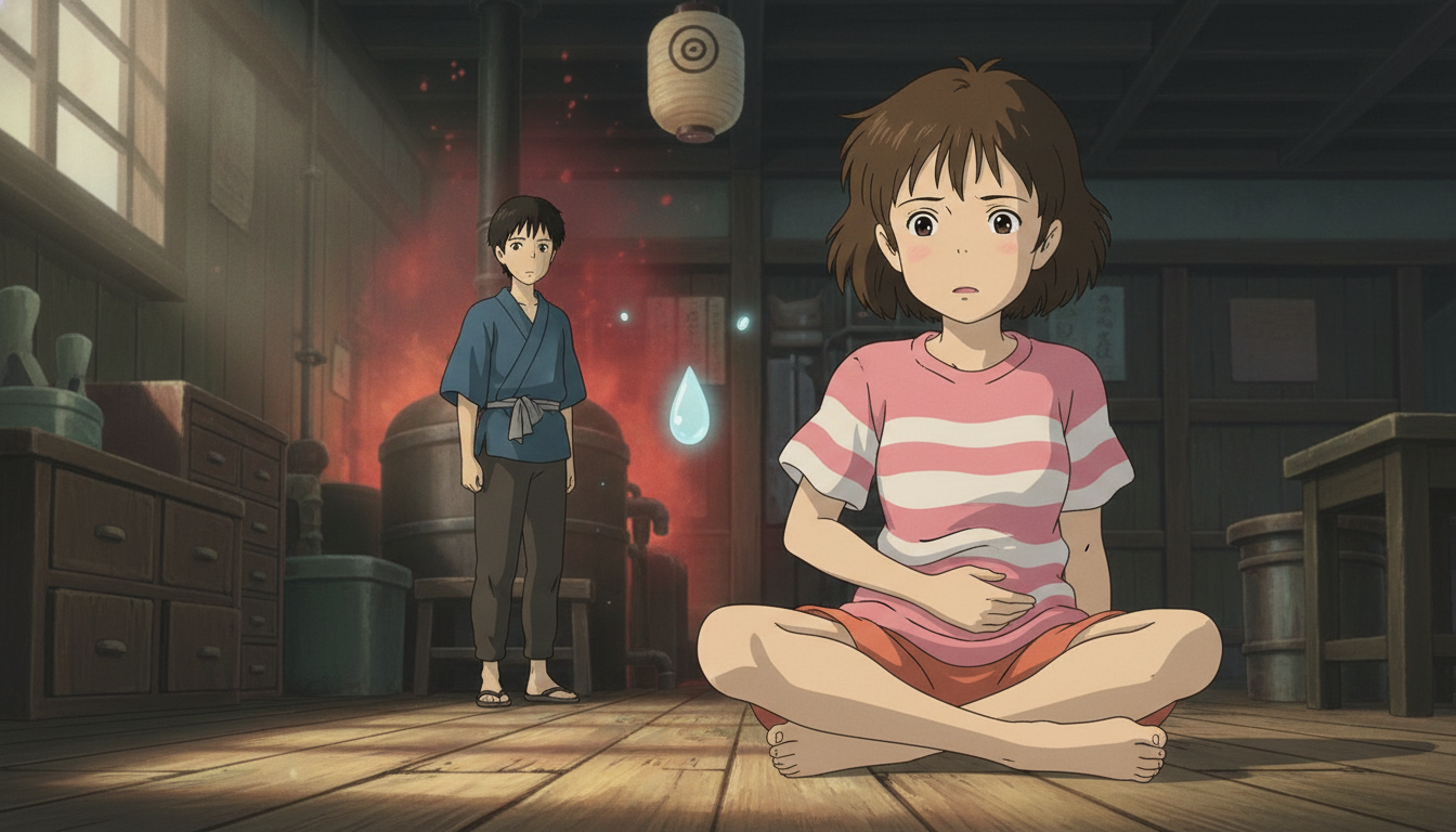 千と千尋の神隠しで千尋に生理は来ていた？