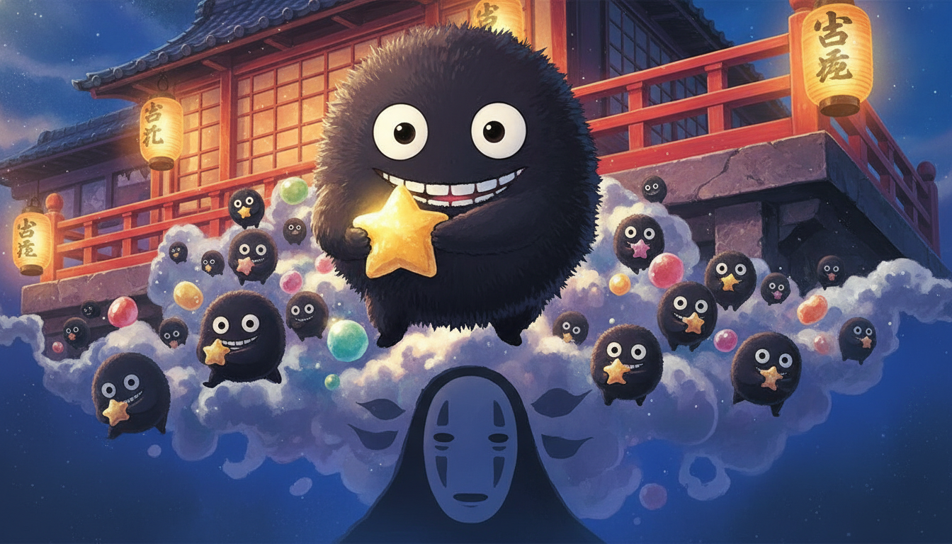 千と千尋の神隠しの黒いやつはまっくろくろすけ？正体を徹底解説！