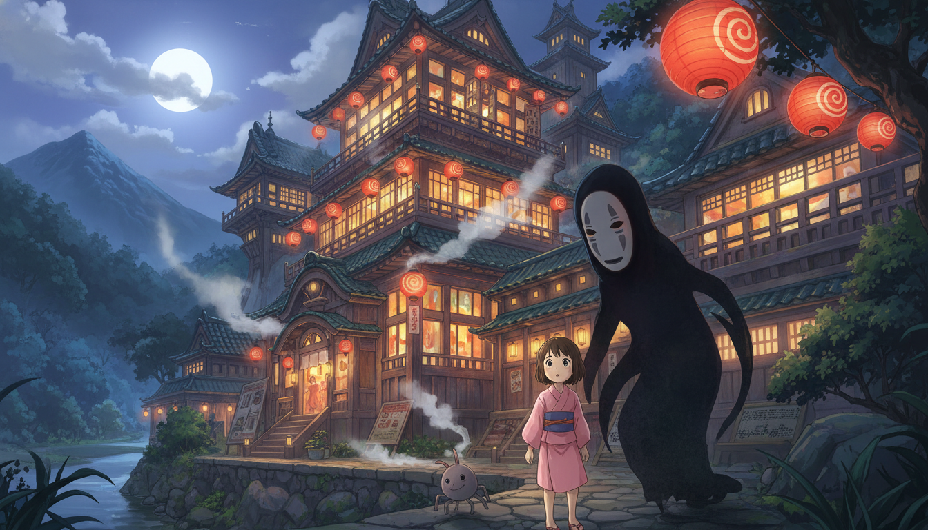 ** 千と千尋の神隠し下呂温泉の関係は？