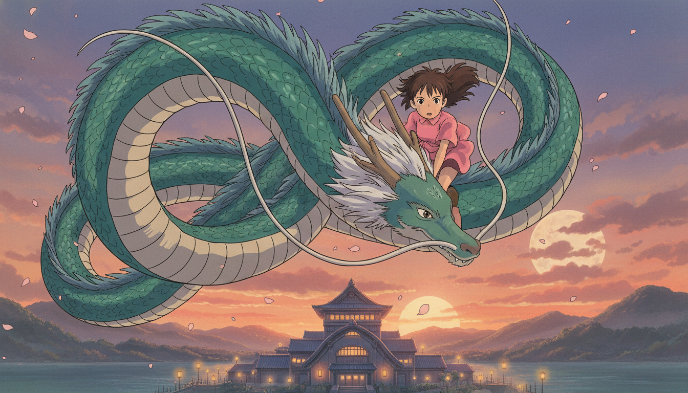 千と千尋の神隠しハクの龍の正体は？