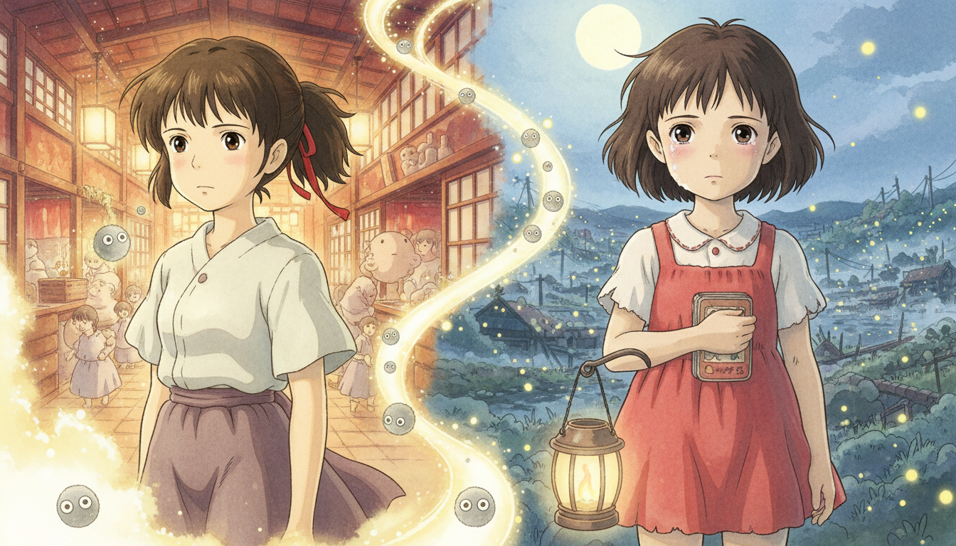 千と千尋の神隠し節子火垂るの墓の共通点は？