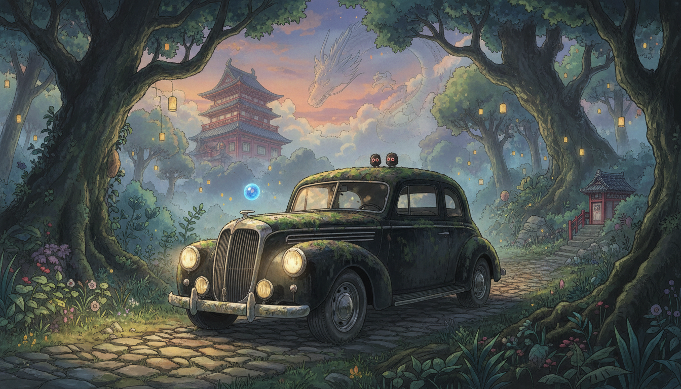 千と千尋の神隠しの車の車種は何?