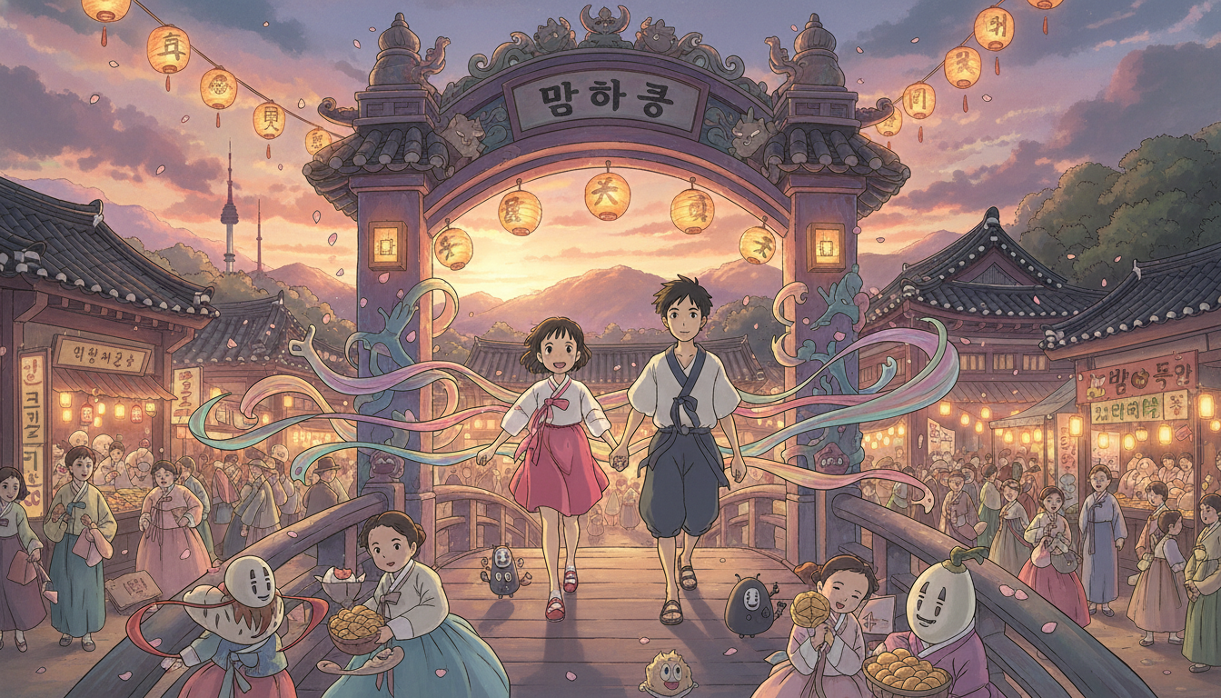 千と千尋の神隠し韓国での人気は？