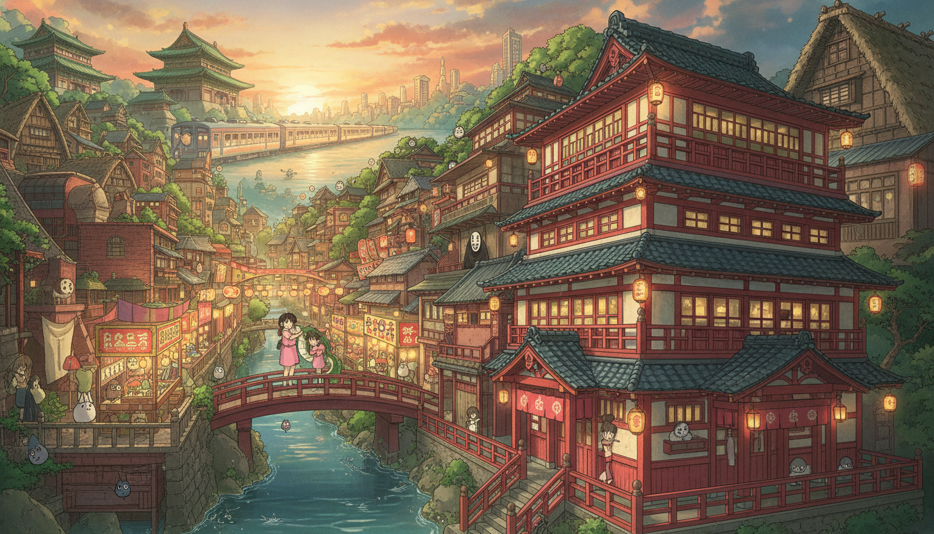 千と千尋の神隠しのモデルが多すぎる理由は？