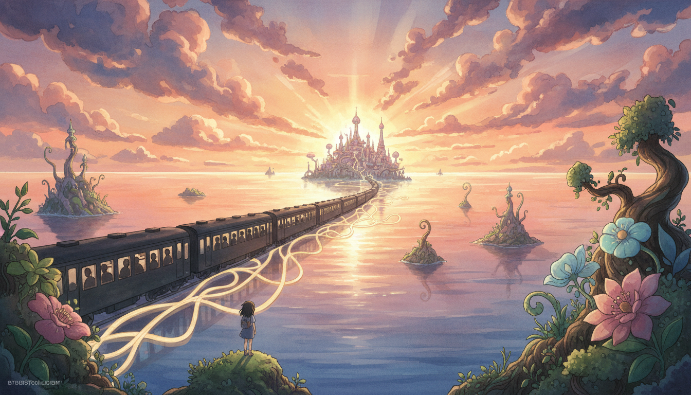 千と千尋の神隠し列車の黒い影とは？海原電鉄の秘密