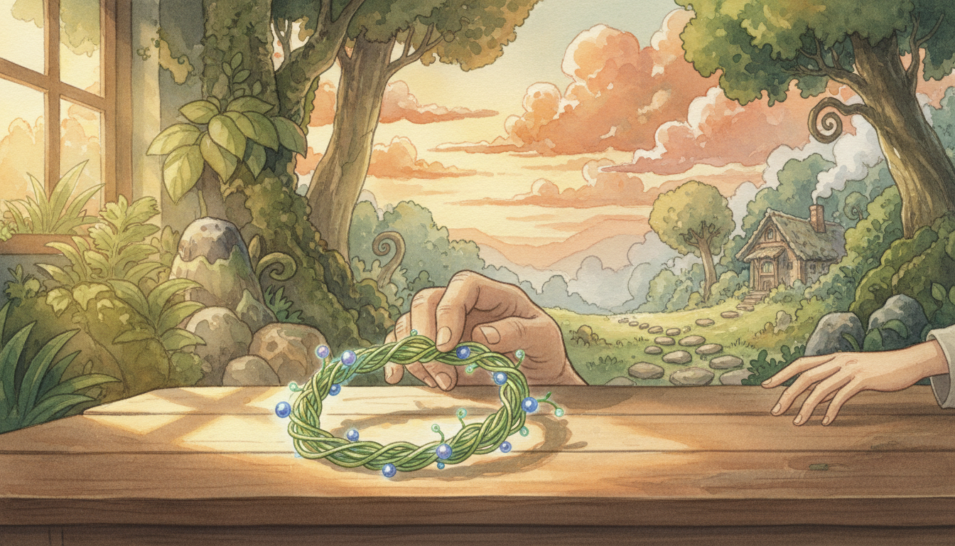 千と千尋の神隠しで銭婆がくれたヘアゴムの髪留めって何？