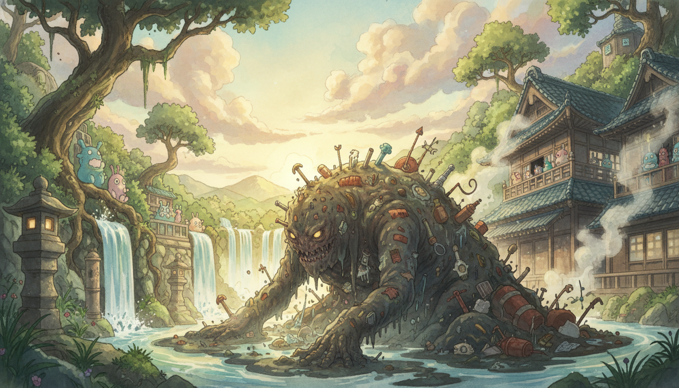 千と千尋の神隠しのヘドロまみれの正体は？