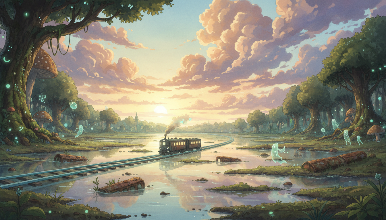 千と千尋の神隠しの沼の底って何？