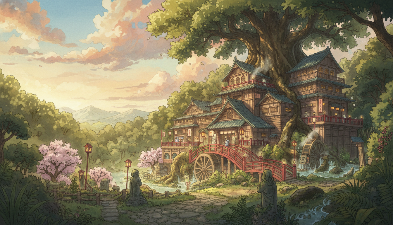 千と千尋の神隠しの部屋のモデルは？