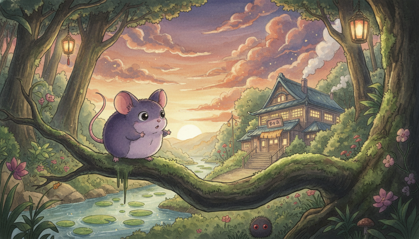 千と千尋の神隠しの紫ネズミって何？