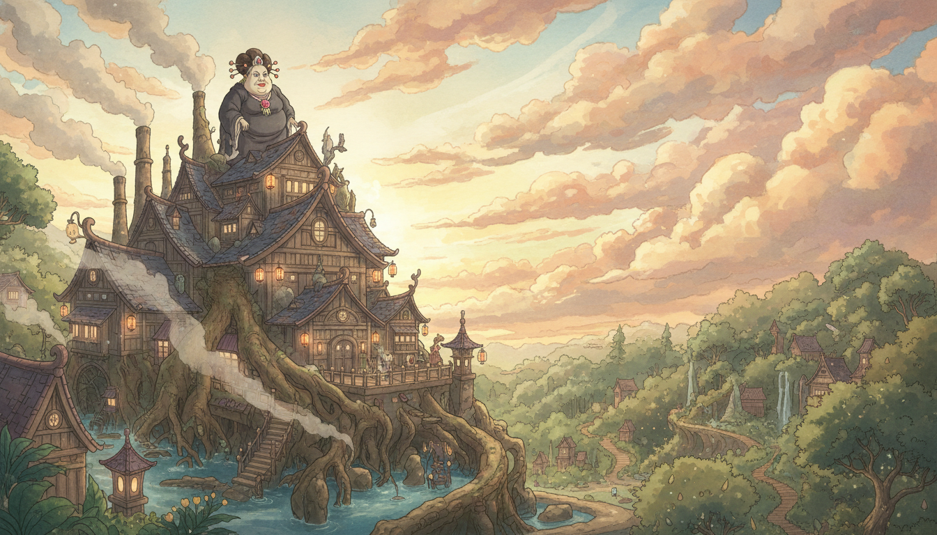 千と千尋の神隠しの湯婆婆の正体とは？