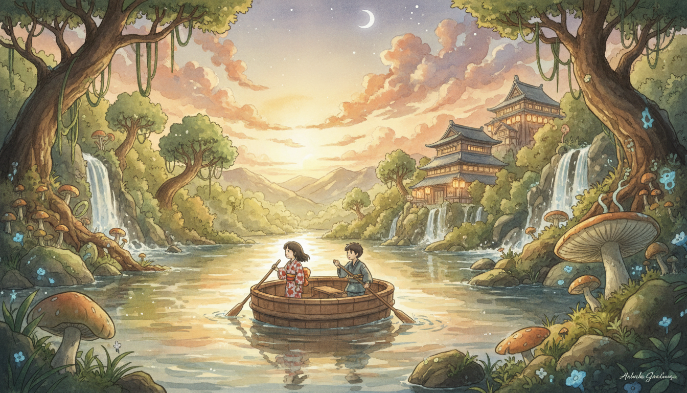 千と千尋の神隠しのたらい舟って何？