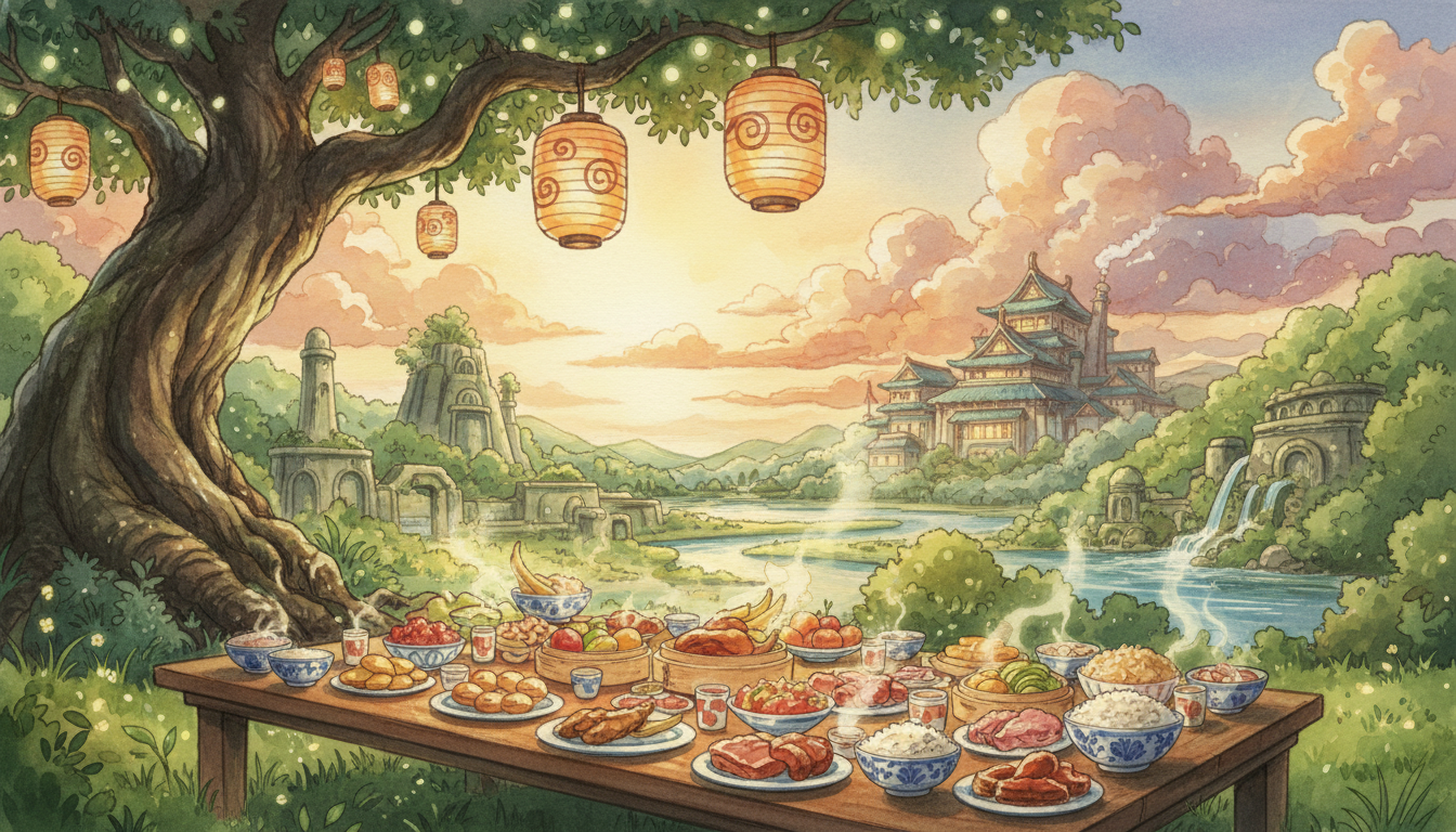 千と千尋の神隠しご飯シーンの真相とは？