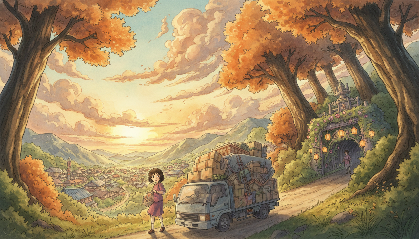 千と千尋の神隠しの引っ越し理由は何？