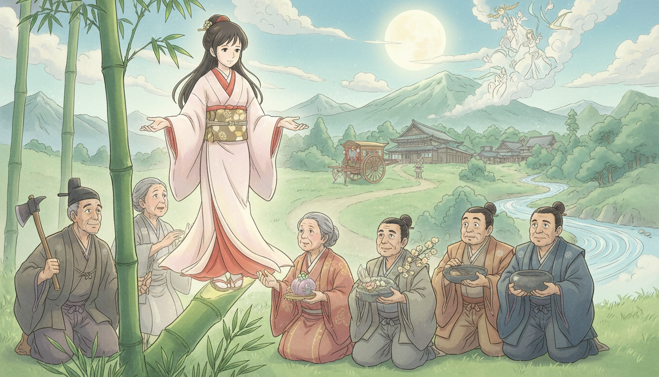 かぐや姫の物語の登場人物とキャラクターは?