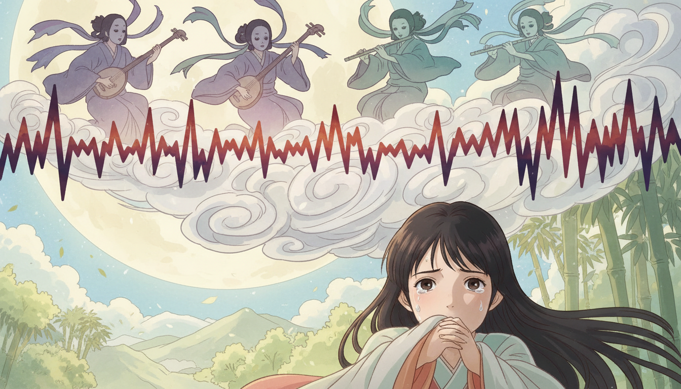 かぐや姫の物語の天人の音楽が怖いのはなぜ？