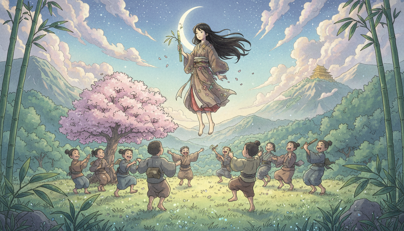 かぐや姫の物語のわらべ唄、歌詞の意味は?