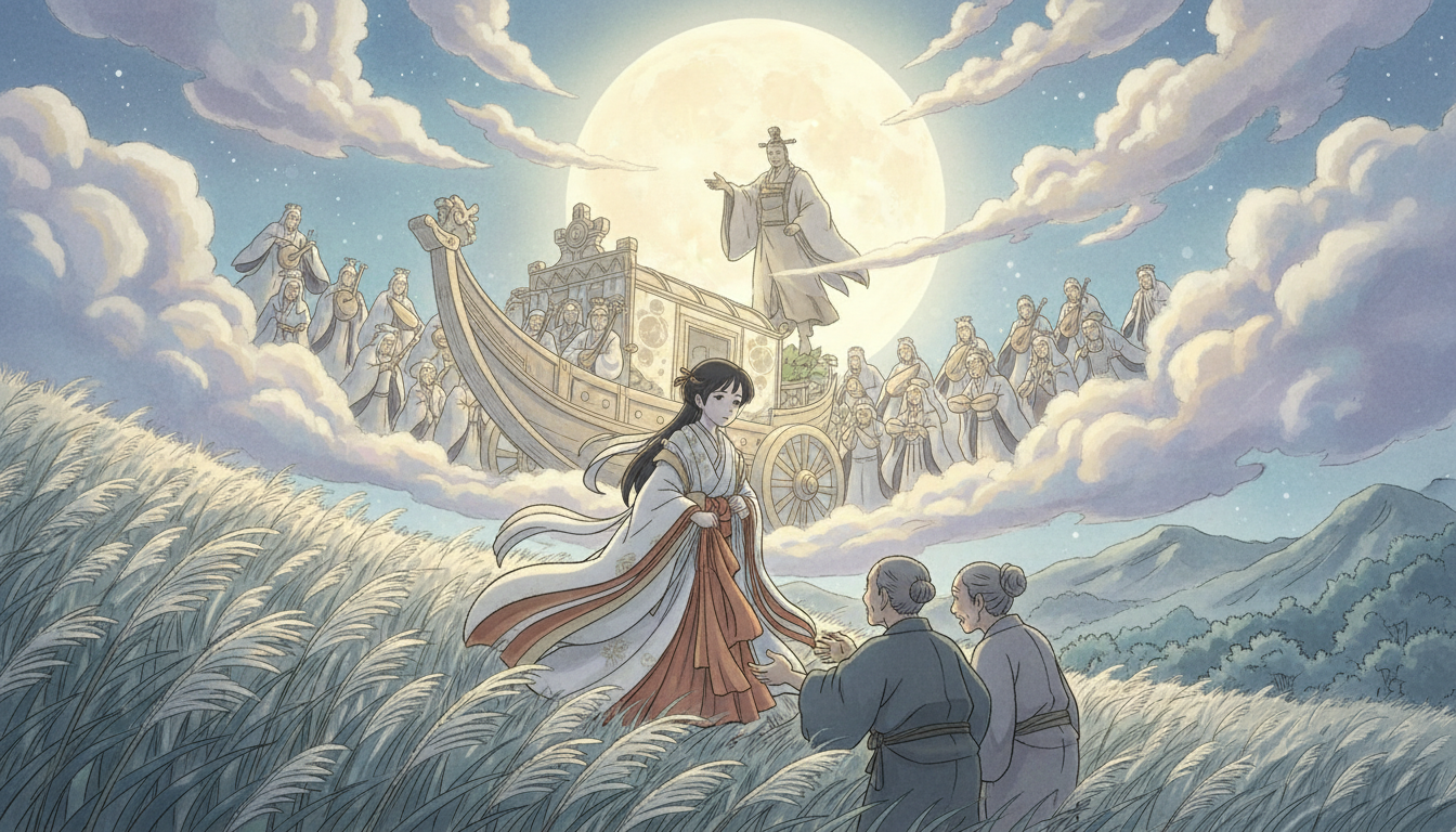 かぐや姫の物語の迎えのシーンって何？