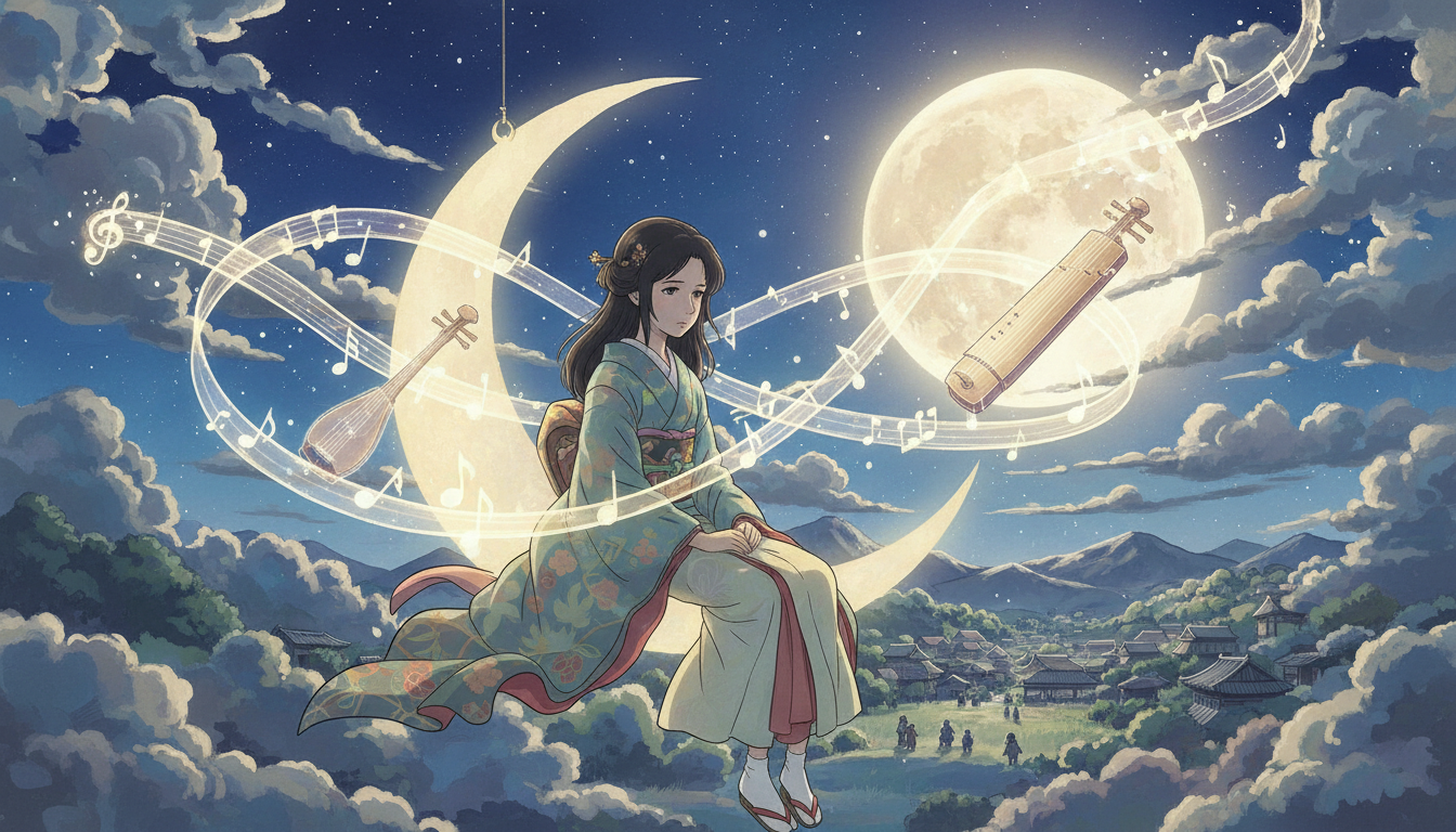 かぐや姫の物語の月の音楽って何?