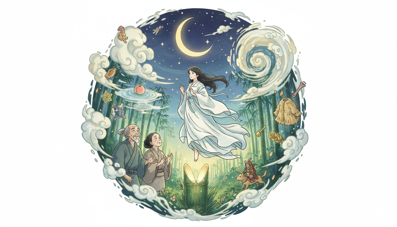 かぐや姫の物語の元ネタって何？