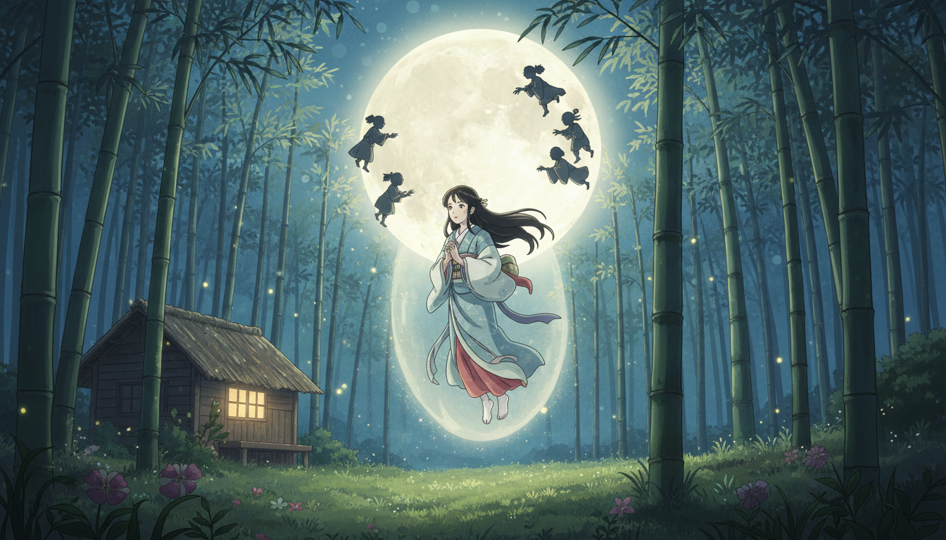 かぐや姫の物語を英語で何という?