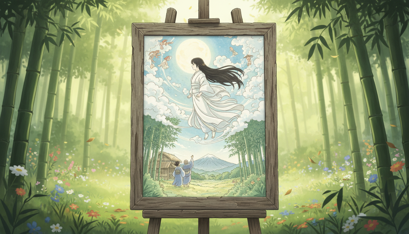 かぐや姫の物語のポスターの魅力は?