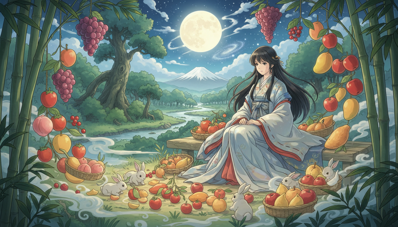 かぐや姫の物語に果物は登場する?