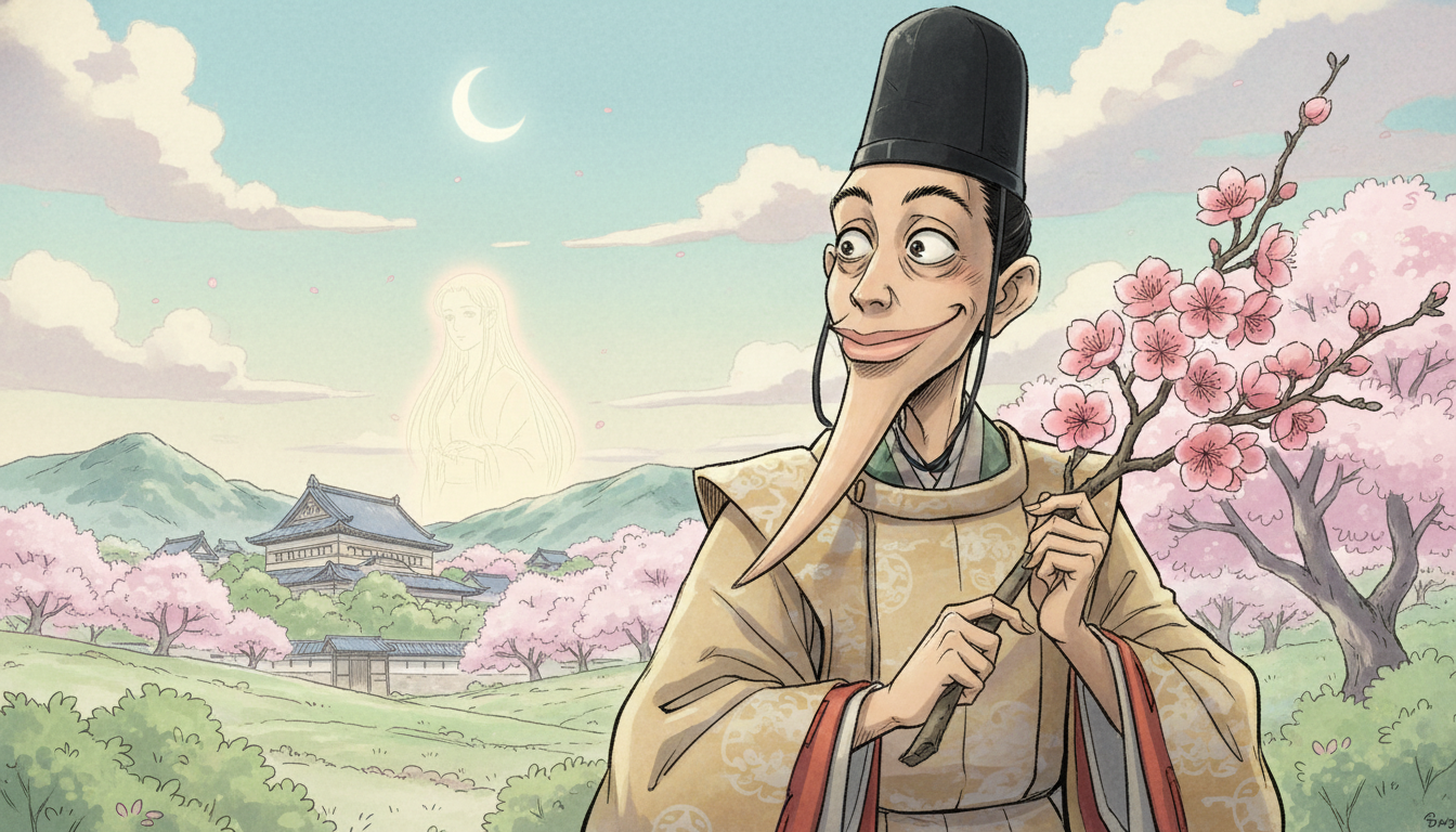 かぐや姫の物語の帝が学園ハンサムに似てる？