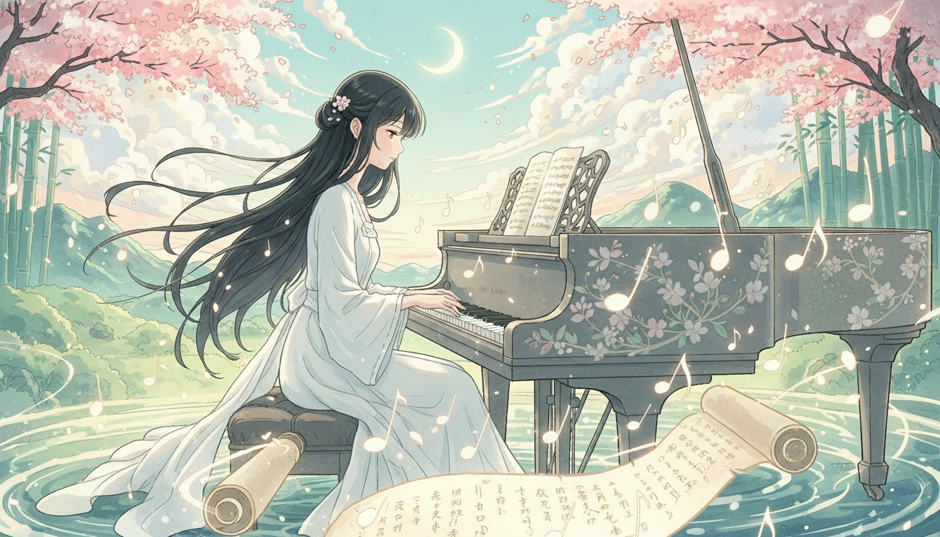 かぐや姫の物語「いのちの記憶」のピアノは？