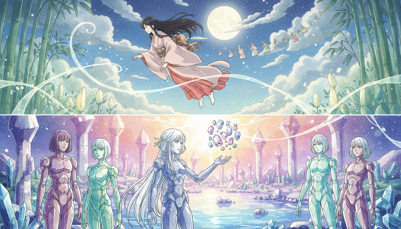 かぐや姫の物語と宝石の国の共通点は？