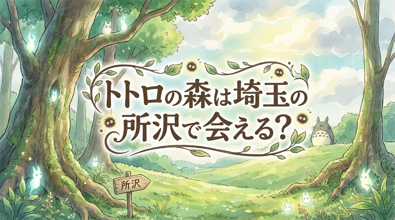 トトロの森は埼玉の所沢で会える？