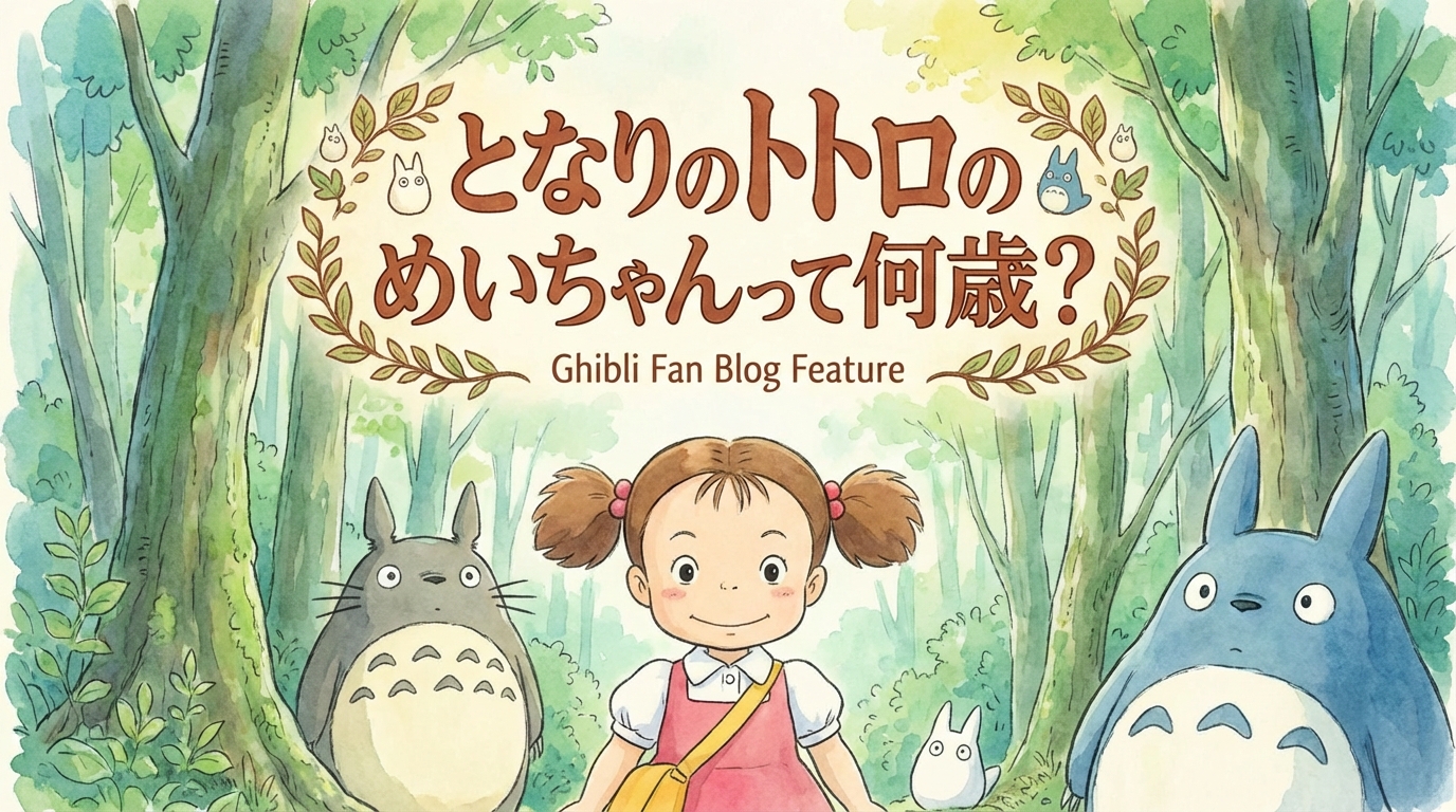となりのトトロのめいちゃんって何歳？