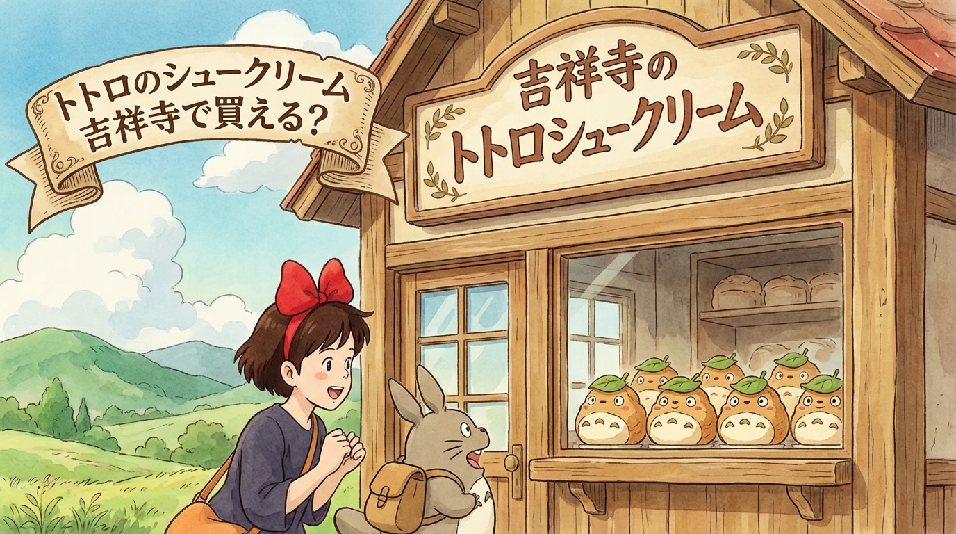 トトロのシュークリーム吉祥寺で買える？
