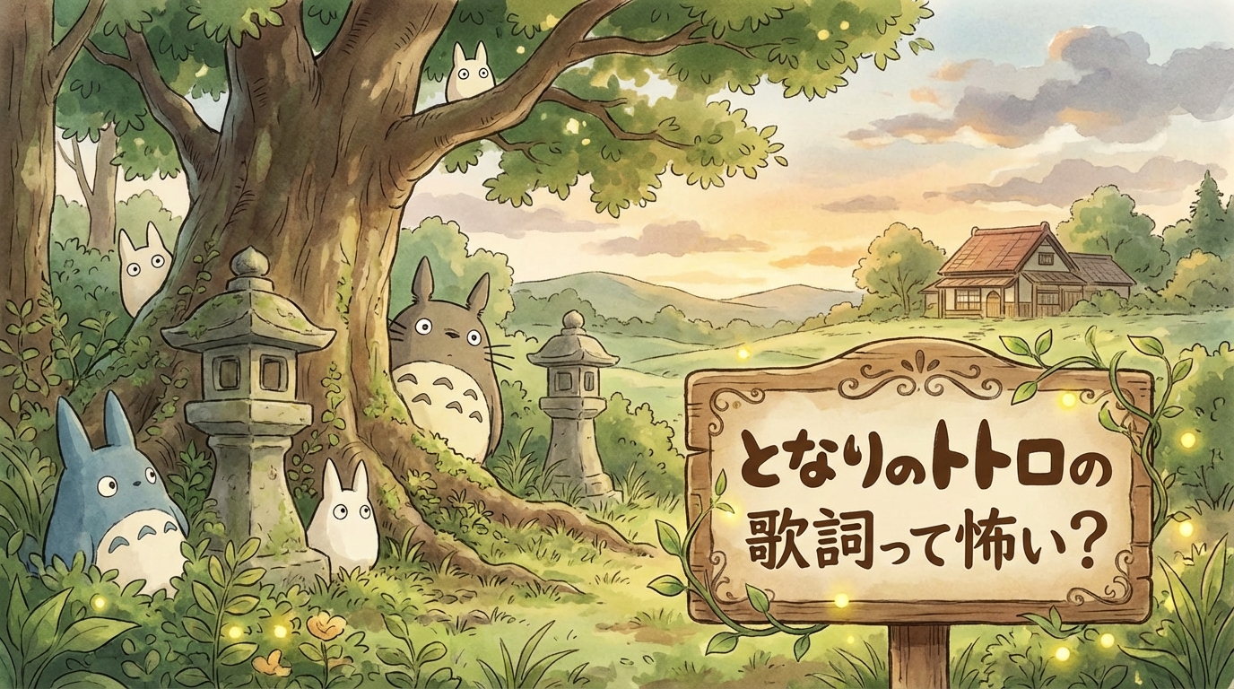 となりのトトロの歌詞って怖い？