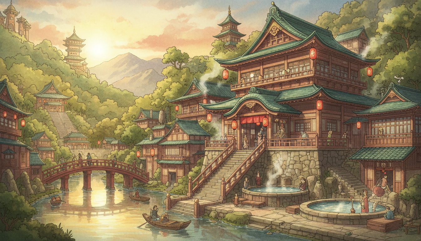 実在する「油屋」のモデルは複合的な舞台設定