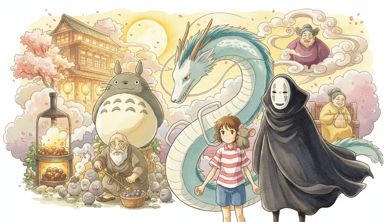 『千と千尋の神隠し』の登場人物一覧とその魅力