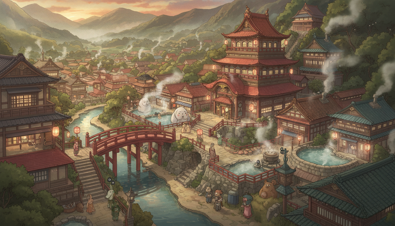 なぜ群馬の温泉が千と千尋の神隠しと結び付けられるのか？