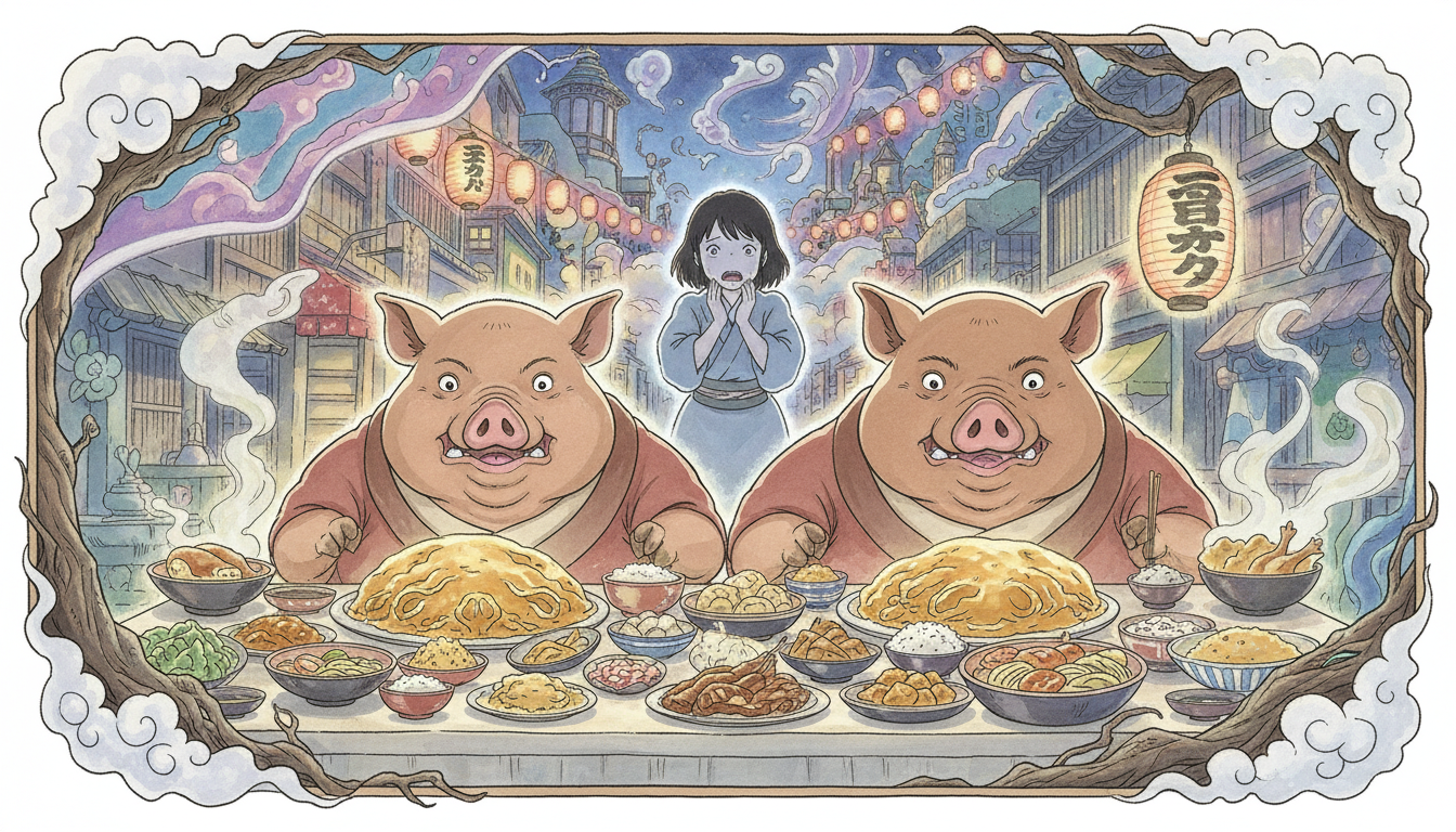 両親が豚になった真の理由は貪欲さの象徴だった