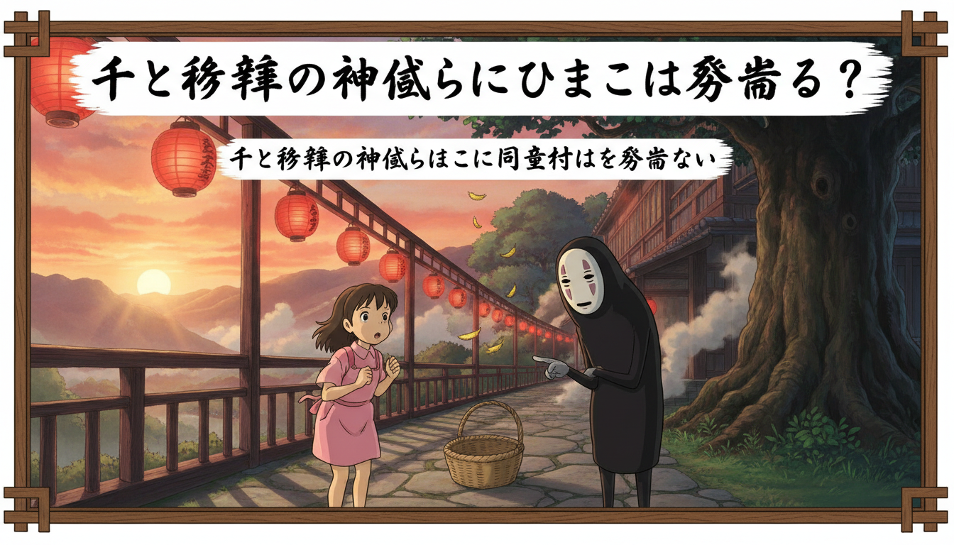 千と千尋の神隠しにひよこは直接的には登場しない