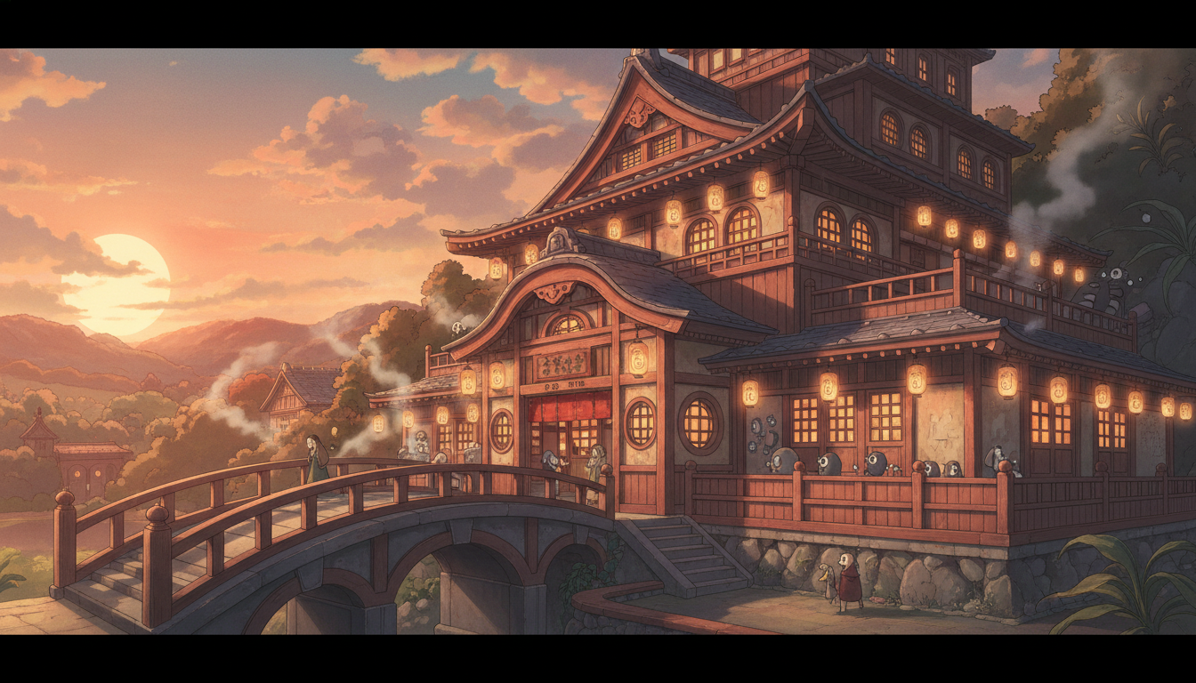 道後温泉と千と千尋の神隠しの関係性の結論