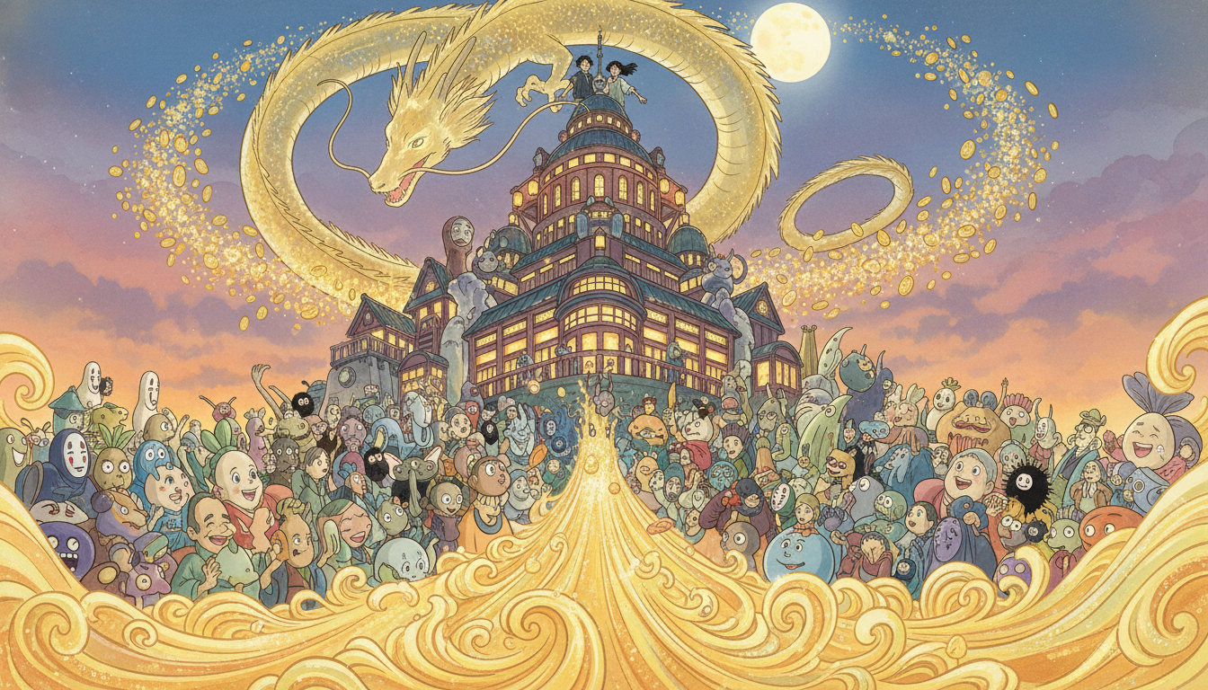 千と千尋の神隠しの興行収入は日本映画史上最強級