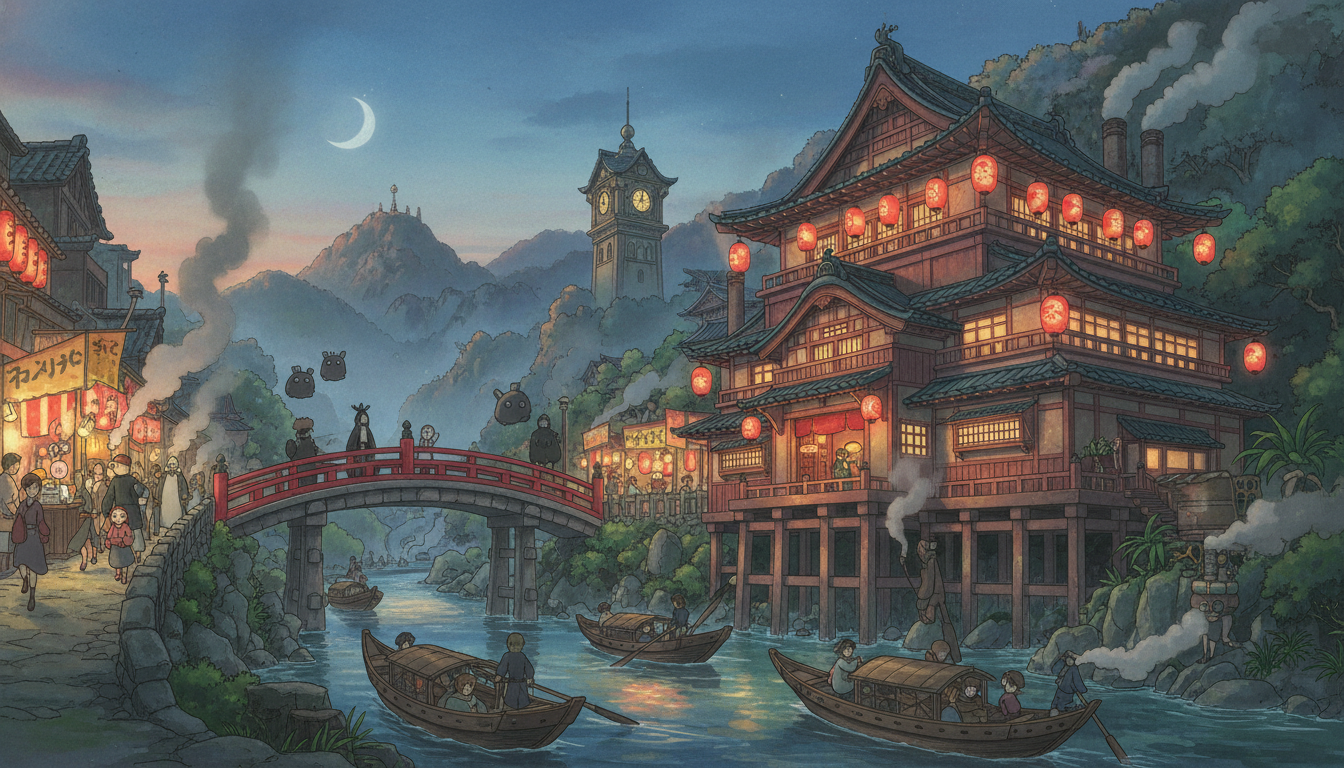 千と千尋の神隠しの聖地モデルはどこ？