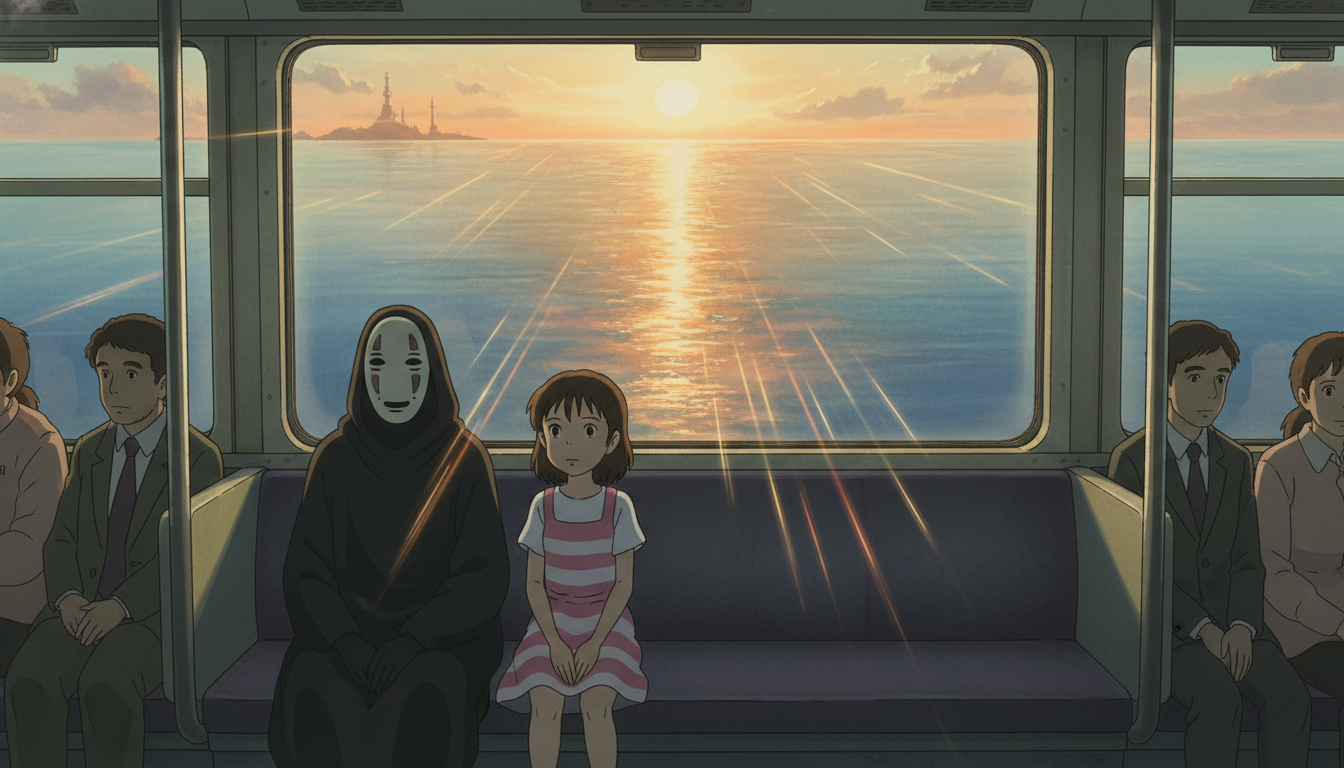 千と千尋の神隠し電車のシーンは成長と別れを描いた名シーン