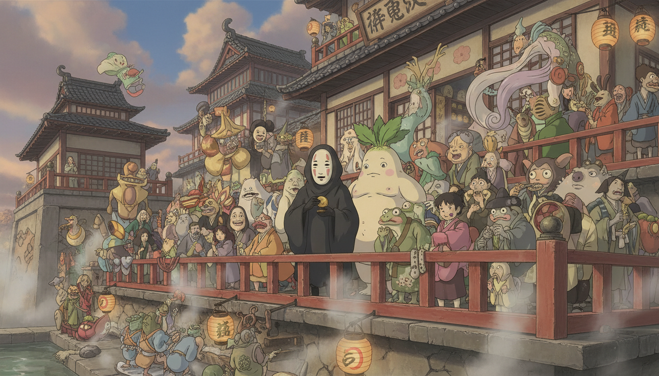 千と千尋の神隠しに登場する神様は全部で20体以上！