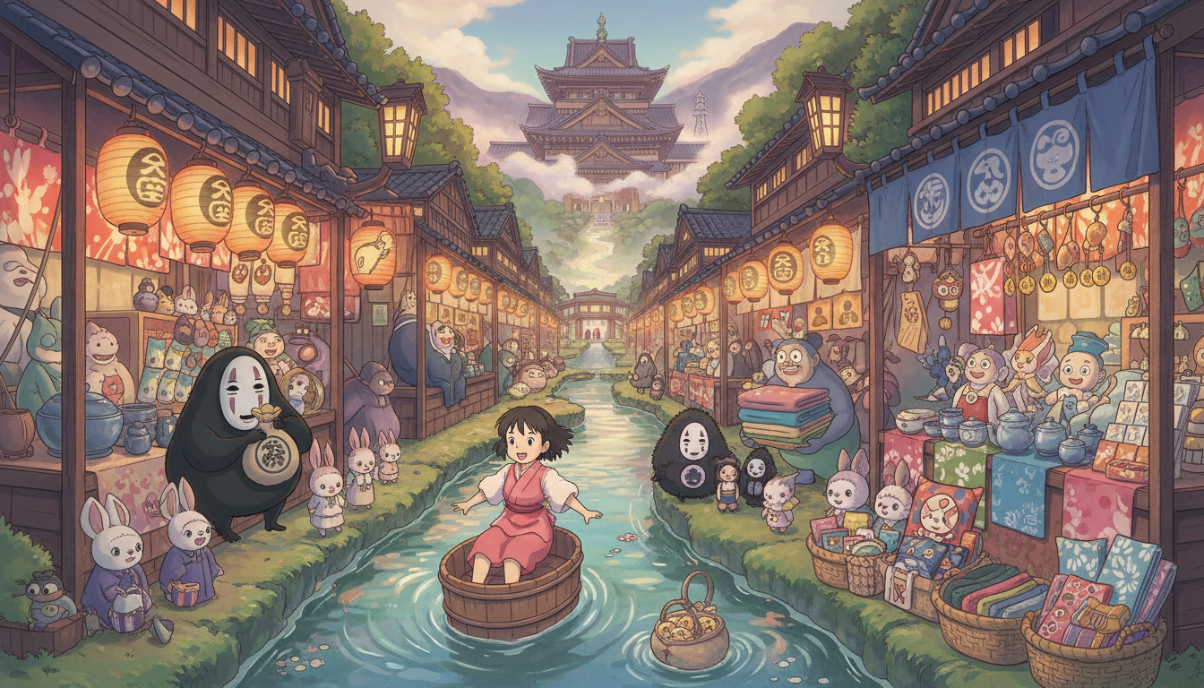 千と千尋の神隠し公式グッズの購入方法