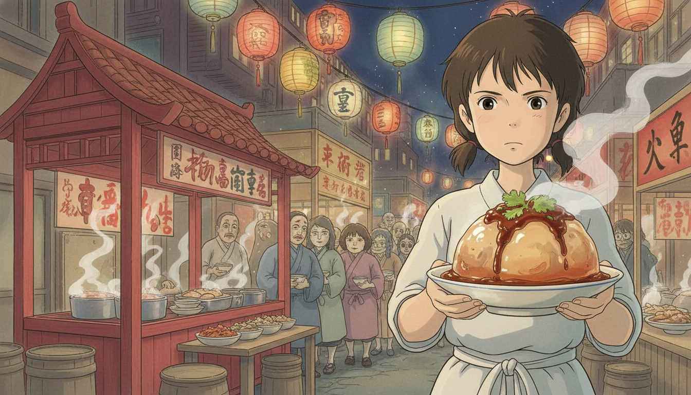 千と千尋の屋台料理の正体はバーワン